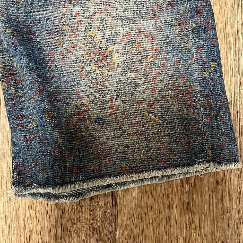 Lucky Brand Abbey DBL Roll Wildflower Paisley Short​​​​ - Picture 6 of 16